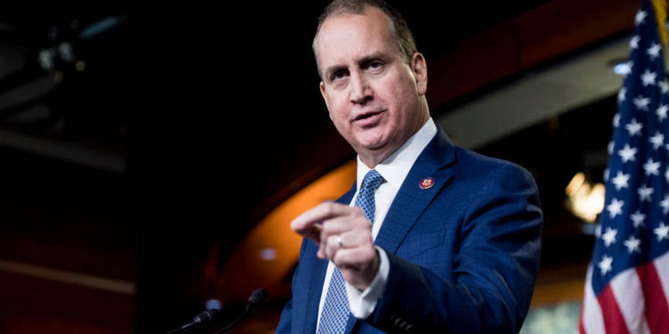 UNITED STATES - FEBRUARY 26: Rep. Mario Diaz-Balart, R-Fla., speaks about Cuba during the House Republicans weekly news conference on Wednesday, Feb. 26, 2020, in reaction to Bernie Sanders recent comments about Cuba. (Photo By Bill Clark/CQ-Roll Call, Inc via Getty Images)