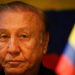 Colombian centre-right presidential candidate Rodolfo Hernandez pauses as he speaks during a news conference in Miami, Florida, U.S. June 9, 2022. REUTERS/Marco Bello